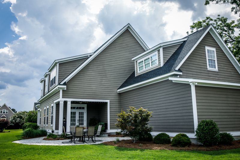 Grey Vinyl Siding Installation